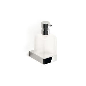 Inda Indissima A88120CR21 zeepdispenser chroom/ gesatineerd glas