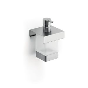 Inda Indissima A8812MNE04 zeepstrooimodule 100mm mat zwart/ fumé glas