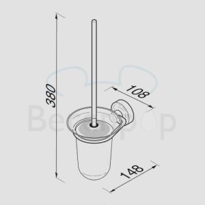 Geesa Luna 5500115 accessoireset (toiletset) chroom