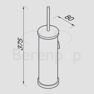 Geesa Nelio 680002115 accessoireset (toiletset) chroom
