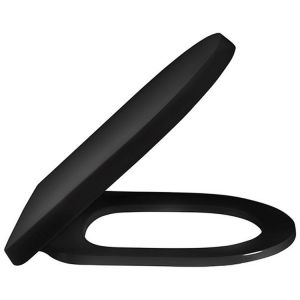Pressalit Comfort D2 1050111-DK3999 WC-Sitze mit Deckel schwarz polygiene