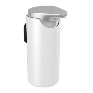 Pressalit Stil PR10710 Seifenspender gebürsteter Stahl/ weiß