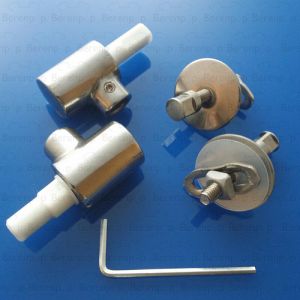 Keramag Visit 598143000 set van 2 scharnieren voor toiletzitting chroom *niet meer leverbaar*