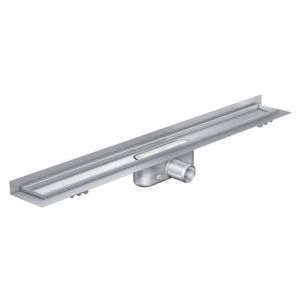 ACO ShowerDrain C 408756 douchegoot met muurflens 58,5cm zijuitloop