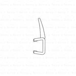 Artweger Lifeline LZ203 afdichtingsset vaste deel 1 verticaal