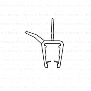 Artweger Lifeline LZ209 afdichtingsprofiel set verticaal