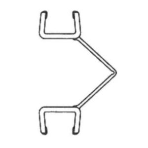 Artweger Twinline 2 T2Z201 lekstrip scharnierzijde
