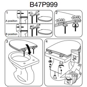 Pressalit Selandia (Wood) 522455-B47999 toilet seat with cover mahogany stained