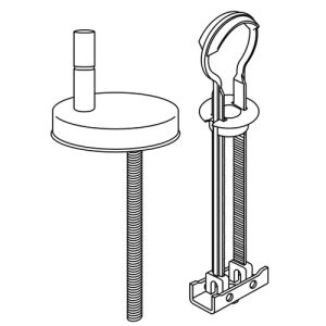 Pressalit BL6999 Concordia - Scandinavia Plus - Sway D - Sway Uni set verstelbare scharnieren softclose lift-off chroom