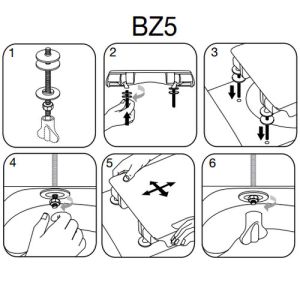 Pressalit Calmo 556273-BZ5999 toiletzitting met deksel pergamon