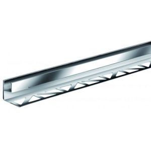 Blanke Aqua Glas 204280B080210 glasprofiel 2100x21x8mm RVS geborsteld