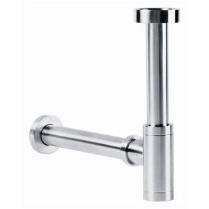Clou MiniSuk CL065301141 design siphon for fountains brushed stainless steel