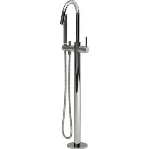Clou Xo CL060400129 type 1 freestanding bath faucet with hand shower chrome