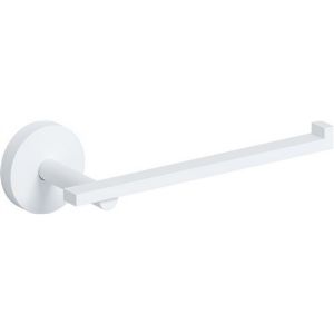 Clou Flat CL090203020 toilet roll holder without flap matte white