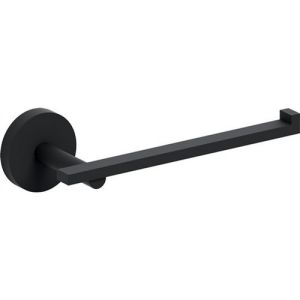 Clou Flat CL090203021 toilet roll holder without flap matte black