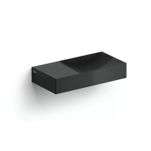 Clou Vale CL0330161L fountain 38x19cm without tap hole left matte black ceramic