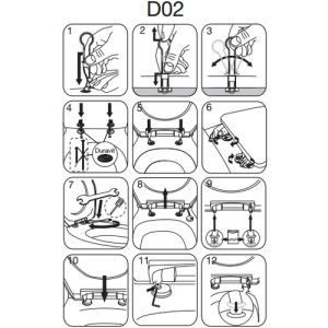 Pressalit Calmo 556000-D02999 toiletzitting met deksel wit