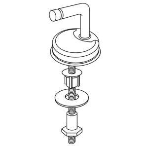 Pressalit D07999 2000 en Objecta set verstelbare scharnieren chroom