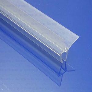 Exa-Lent Universal DS011006 - G06021100 clear shower profile 2 flaps 100cm - 6mm