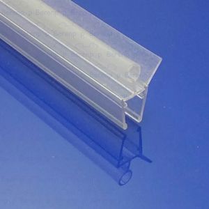 Exa-Lent Universal monsterstukje doucherubber type DS03 - 2cm lengte en geschikt voor glasdikte 6mm - 1 flapje 1 rondje