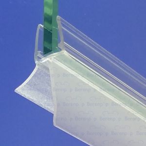 Exa-Lent Universal DS051006 - G06207100 clear shower profile 1 flap 1 flap 100cm - 6mm