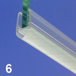 Exa-Lent Universal DS061006 - G06057005100 helder doucheprofiel 1 balgje van 5mm (bolletje) 100cm - 6mm