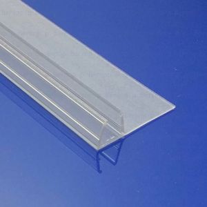 Exa-Lent Universal DS0910010 - G10014100 helder doucheprofiel 1 flap horizontaal 100cm - 10mm