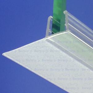 Exa-Lent Universal DS0920010 - G10014200 helder doucheprofiel 1 flap horizontaal 200cm - 10mm