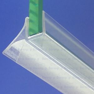 San4U ProfileDay DS121008 - SW1008 quarter round clear shower profile 3 flaps 100cm - 8mm