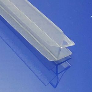 San4U ProfileDay DS121008 - SW1008 quarter round clear shower profile 3 flaps 100cm - 8mm