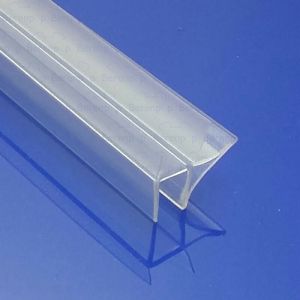 San4U ProfileDay sample piece of shower rubber type DS12 - 2cm length and suitable for glass thickness 8mm - 3 flaps