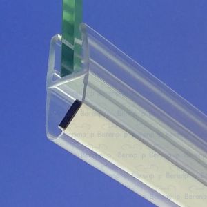 Exa-Lent Universal DS162008 - M08125200 helder doucheprofiel magneet 45 graden (set van 2 stuks) 200cm 8mm