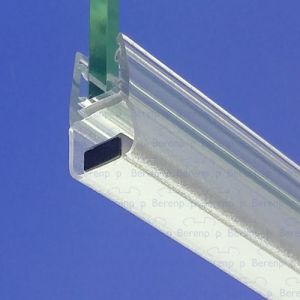 Exa-Lent Universal sample piece of shower rubber type DS18 - 2cm length and suitable for glass thickness 5mm - magnet straight