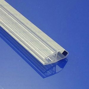Exa-Lent Universal sample piece of shower rubber type DS20 - 2cm length and suitable for glass thickness 5mm - magnet 45 degrees