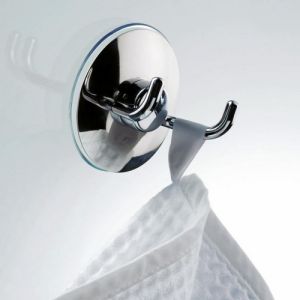 Decor Walther 0900800 WH 2 ophanghaak met zuignap chroom