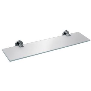 Decor Walther Basic 0531600 BA GLA60 shelf 600mm white satin glass/ chrome