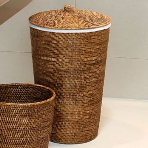 Decor Walther Basket 0922392 BASKET WB laundry basket rattan dark colored