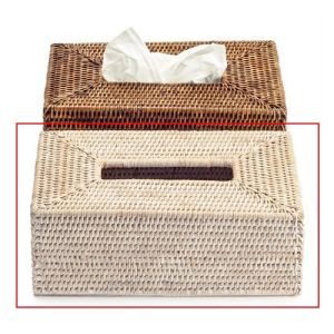 Decor Walther Korb 0922891 BASKET KBX Papiertuchbox rattan light coloured