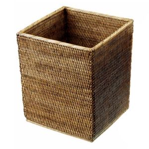 Decor Walther Korb 0927392 BASKET QK Abfalleimer Rattan dunkel