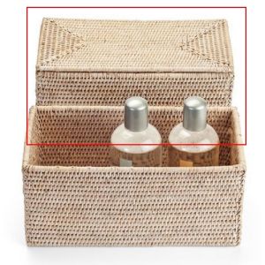Decor Walther Basket 0932191 BASKET UTBMD multi box met deksel rotan licht gekleurd