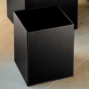 Decor Walther Brownie 0925060 BROWNIE PK Mülleimer Kunstleder schwarz