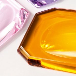 Decor Walther Crystal 0924081 KR KS bowl 23x13cm Amber Crystal