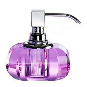 Decor Walther Kristall 0924280 KR SSP Seifenspender (Chrompumpe) Violett Kristall