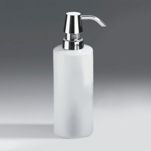 Decor Walther Seifenspender Porzellan 0820400 DW 480 Standporzellan weiß/ chrom