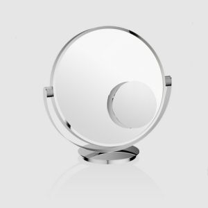 Decor Walther 0122900 Waschtischspiegel ohne Vergrößerung Ø 36,5cm chrom