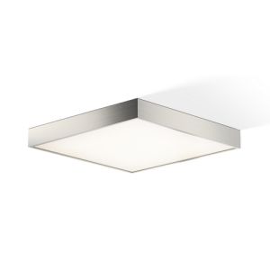 Decor Walther 0218934 CUT 40 N LED wand- plafondlamp 40x40cm geborsteld nikkel