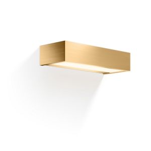 Decor Walther 0330682 BOX 25 N LED wall light dimmable 25x10cm matt gold