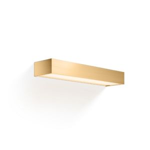 Decor Walther 0330782 BOX 40 N LED wall light dimmable 40x10cm matt gold
