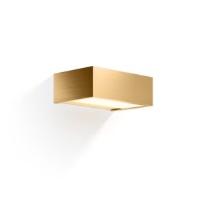 Decor Walther 0333082 BOX 15 N LED wall light dimmable 15x10cm matt gold