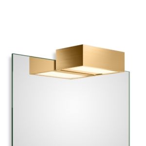 Decor Walther 0420182 BOX 1-15 N LED spiegellamp dimbaar 15x10cm mat goud